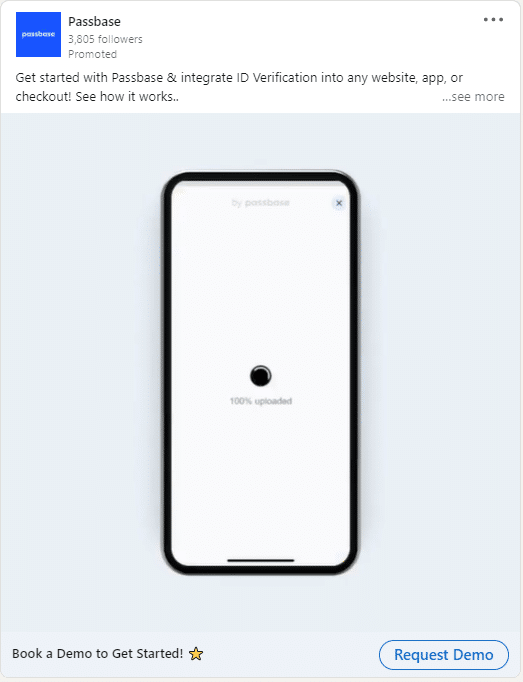 PassBase Linkedin Ads 2