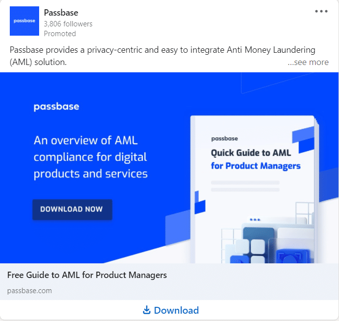 PassBase Linkedin Ads 3