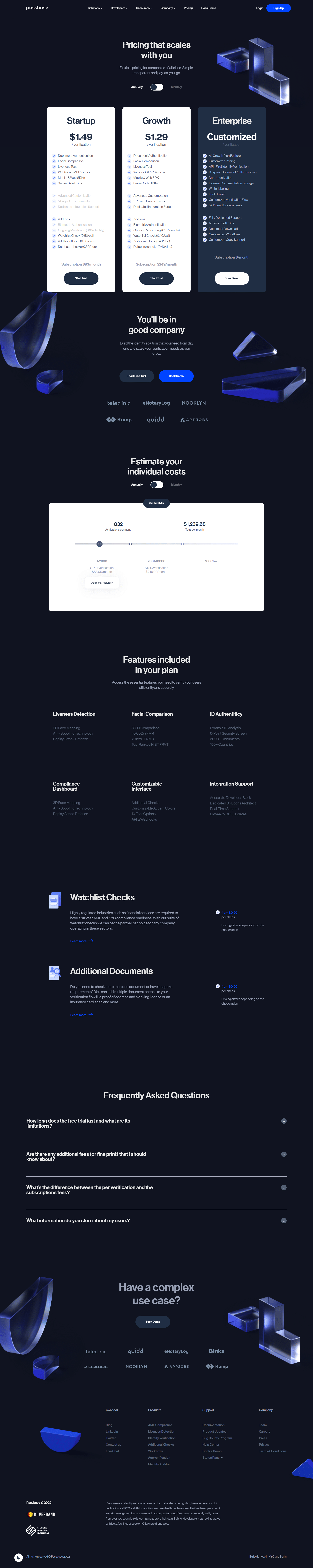 PassBase Pricing