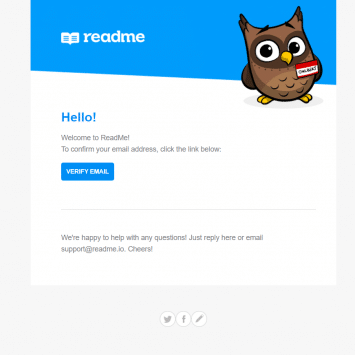 ReadMe Account Activation