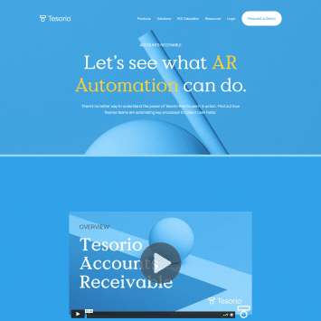 Tesorio Landing Page