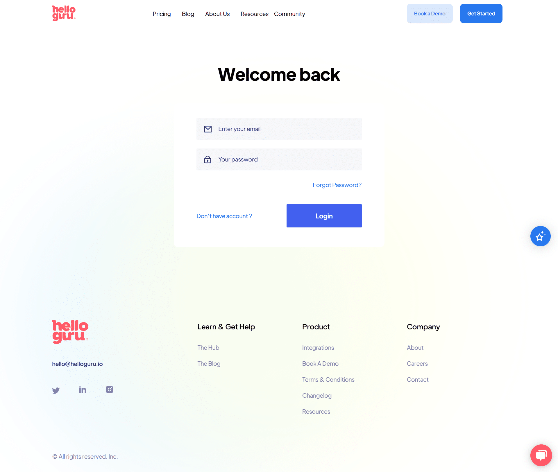 HelloGuru Login