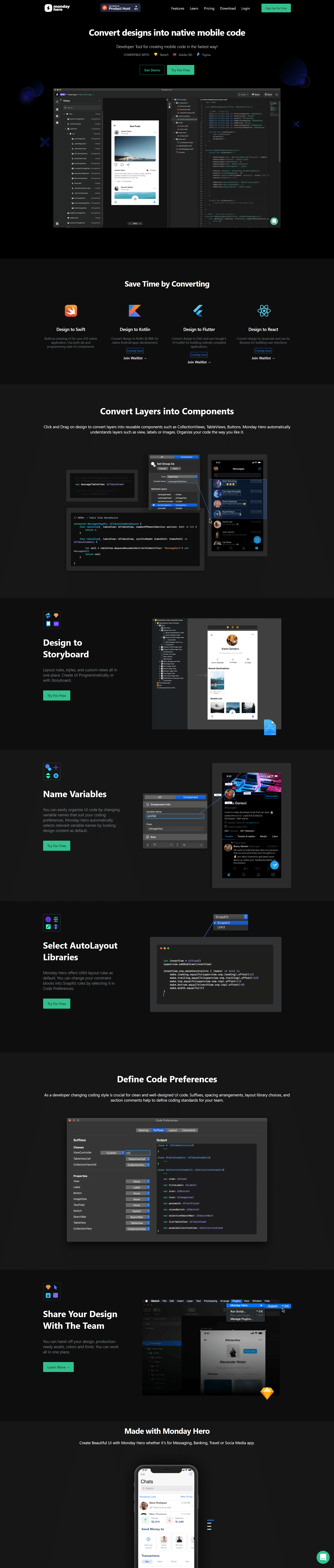 Monday Hero Homepage