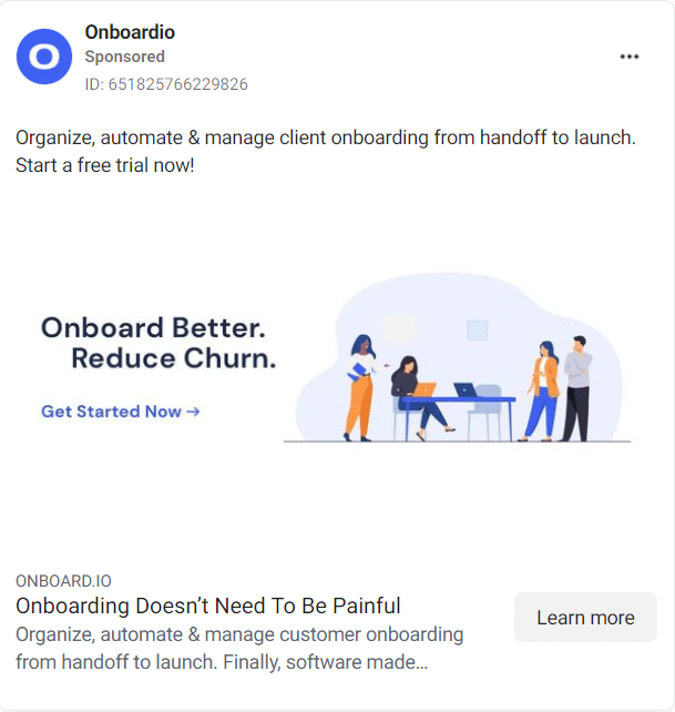 Onboard.io Facebook Ads 3