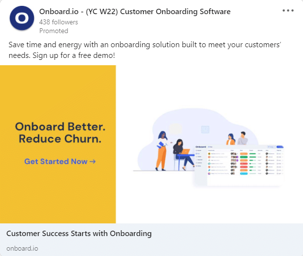 Onboard.io LinkedIn Ads 3