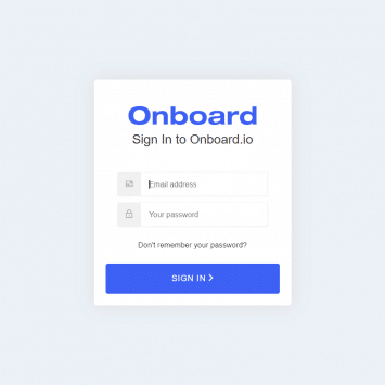 Onboard.io Login