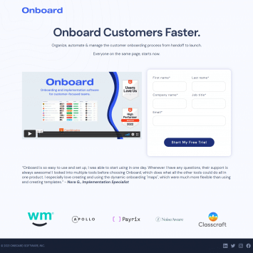 Onboard.io Signup