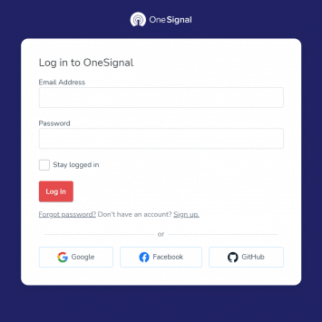 OneSignal Login