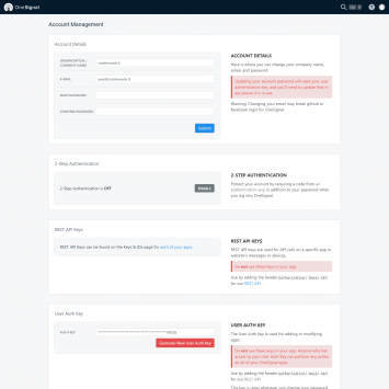 OneSignal User Profile