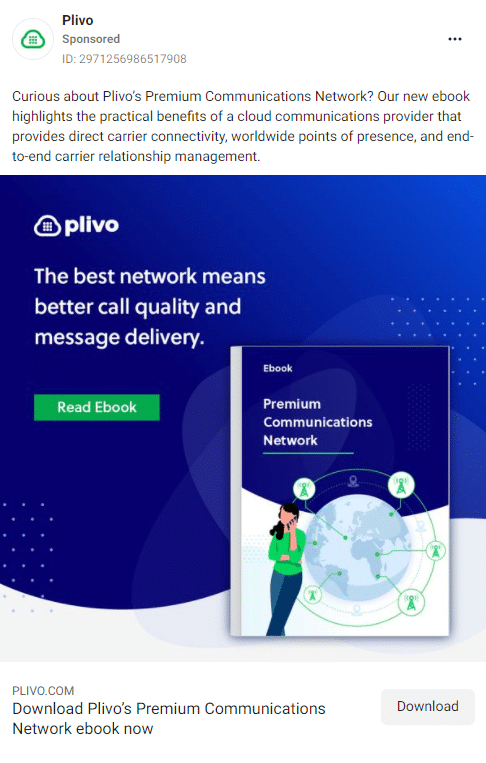 Plivo Facebook Ads 2