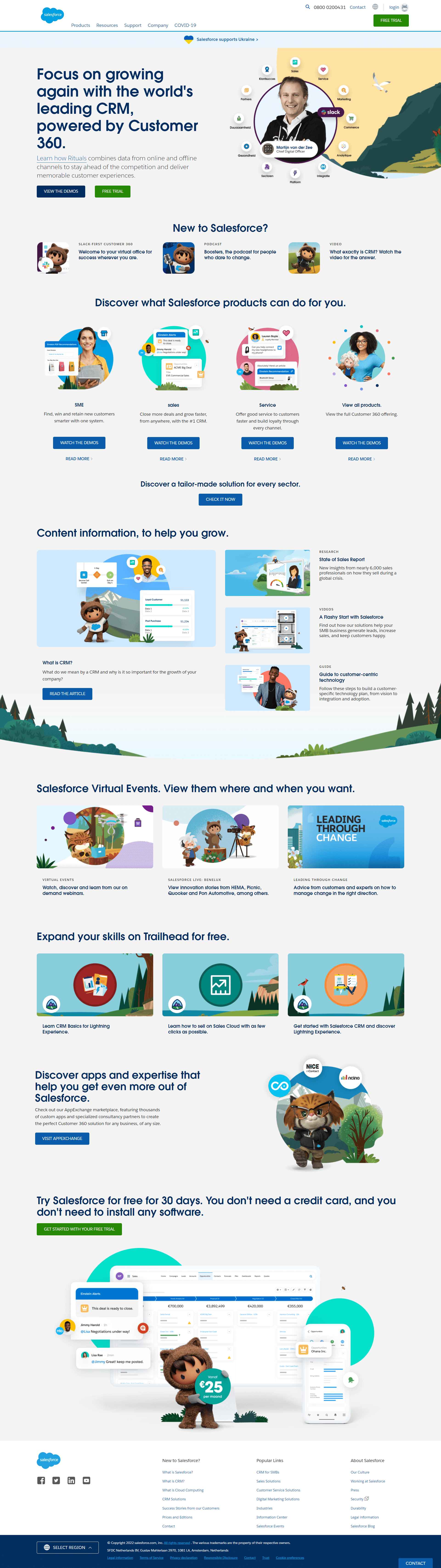 Salesforce Homepage