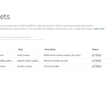 Sarus Dashboard