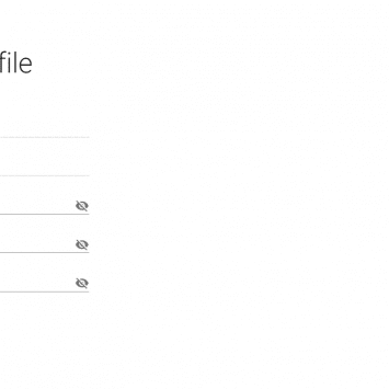 Sarus User Profile