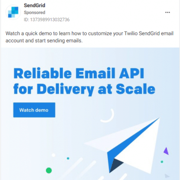 SendGrid Facebook Ads 1