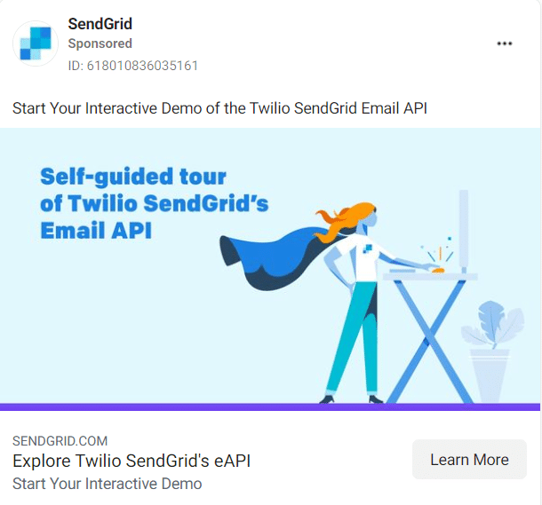 SendGrid Facebook Ads 3