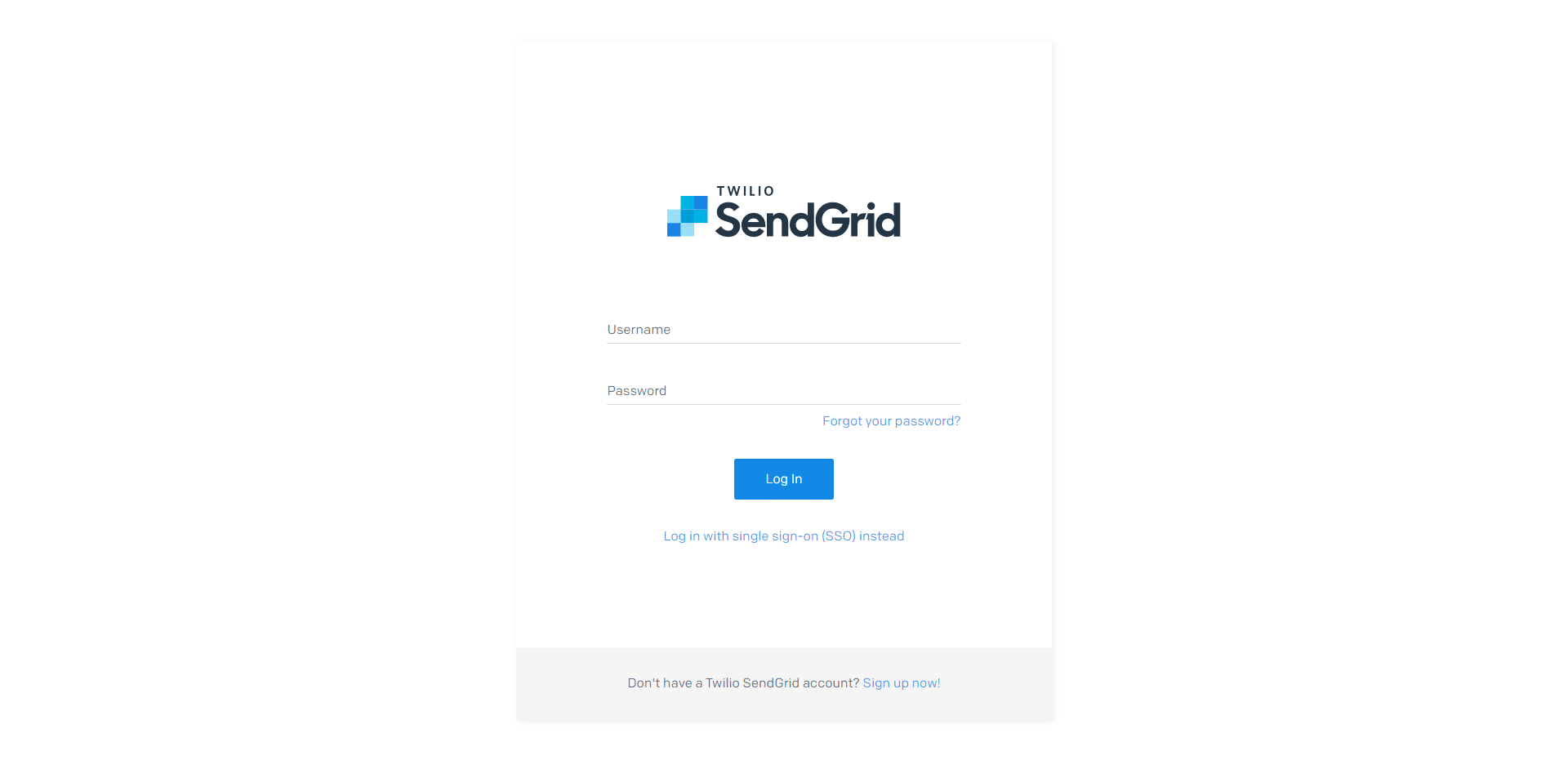 SendGrid Login