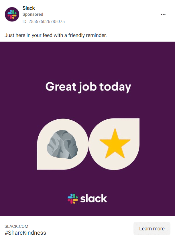 Slack Facebook Ads 1