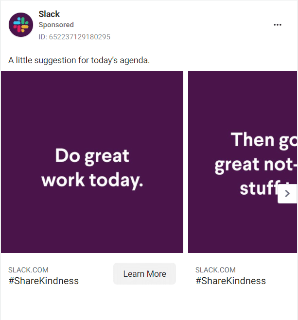 Slack Facebook Ads 2