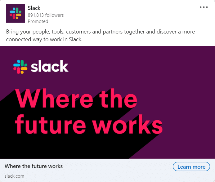 Slack LinkedIn Ads 2