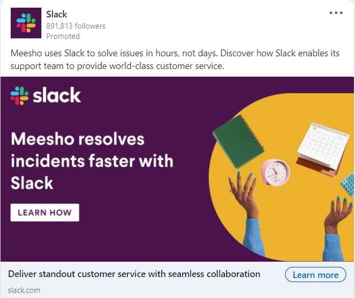 Slack LinkedIn Ads 3