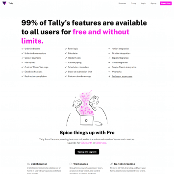 Tally Pricing