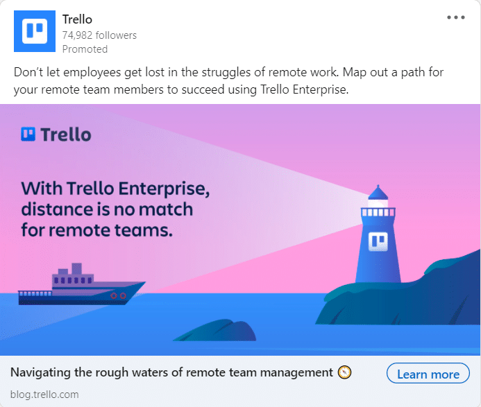 Trello LinkedIn Ads 1
