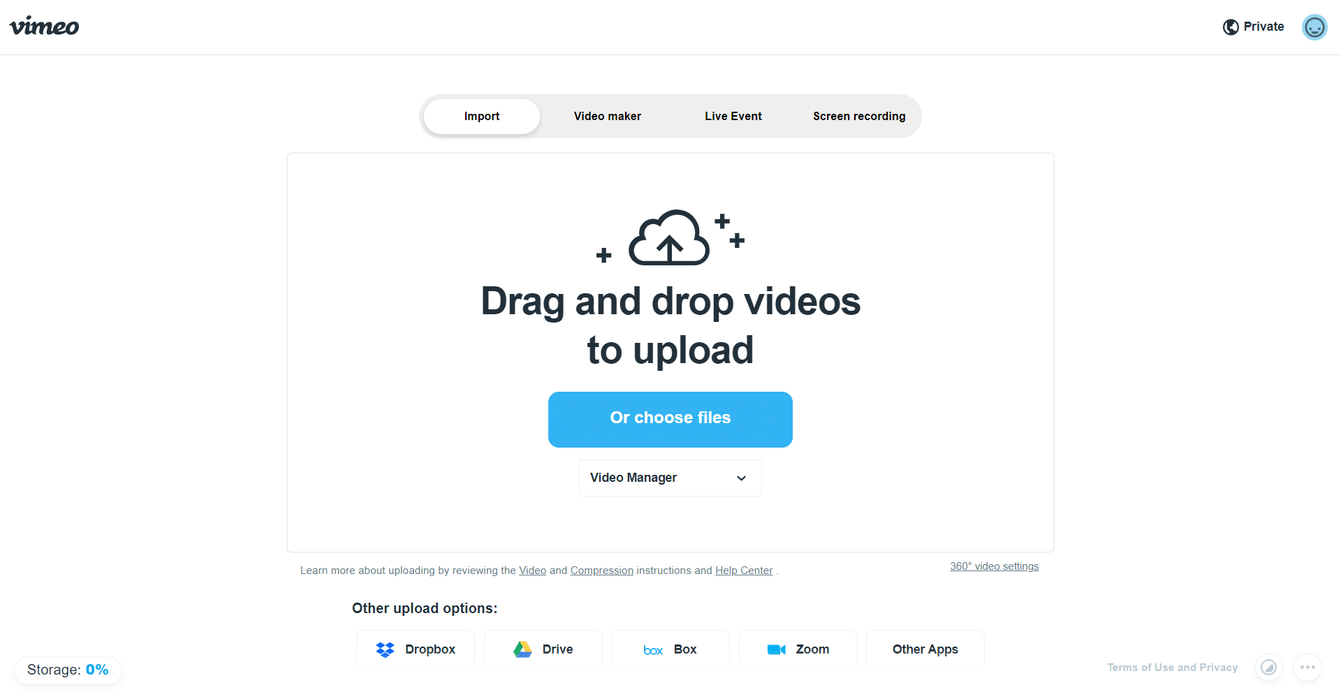 Vimeo Usage 1