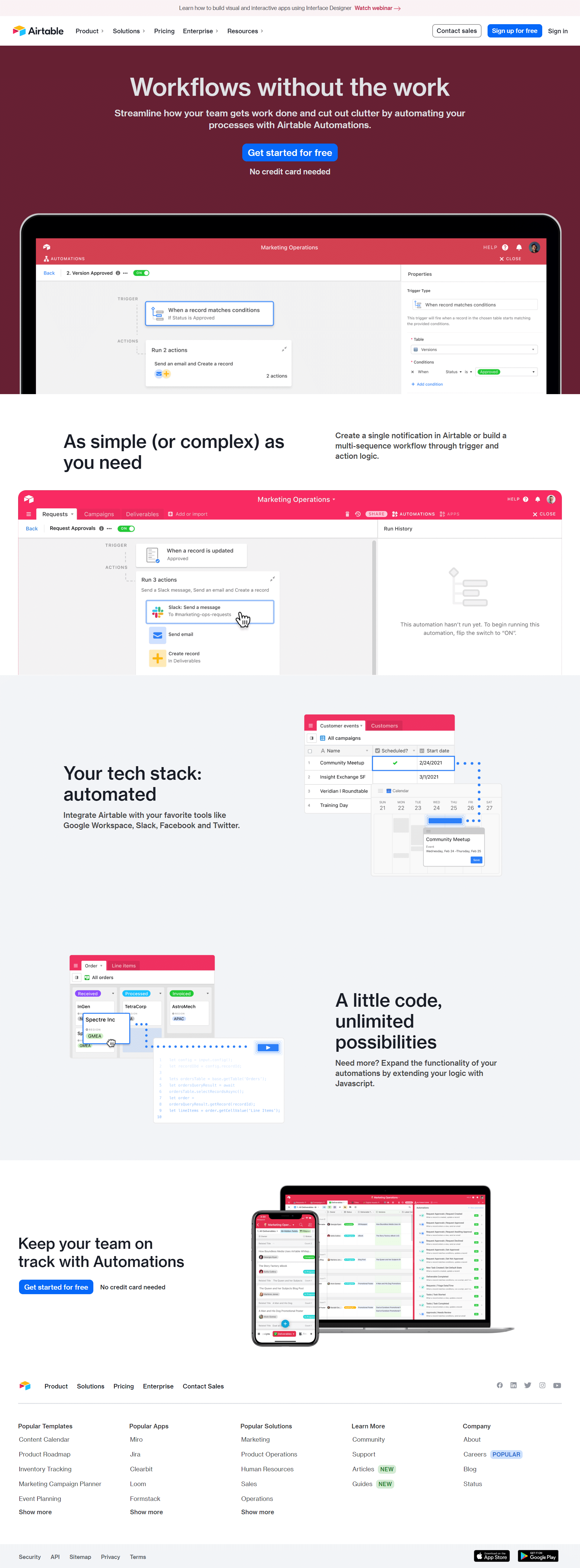 Airtable Products