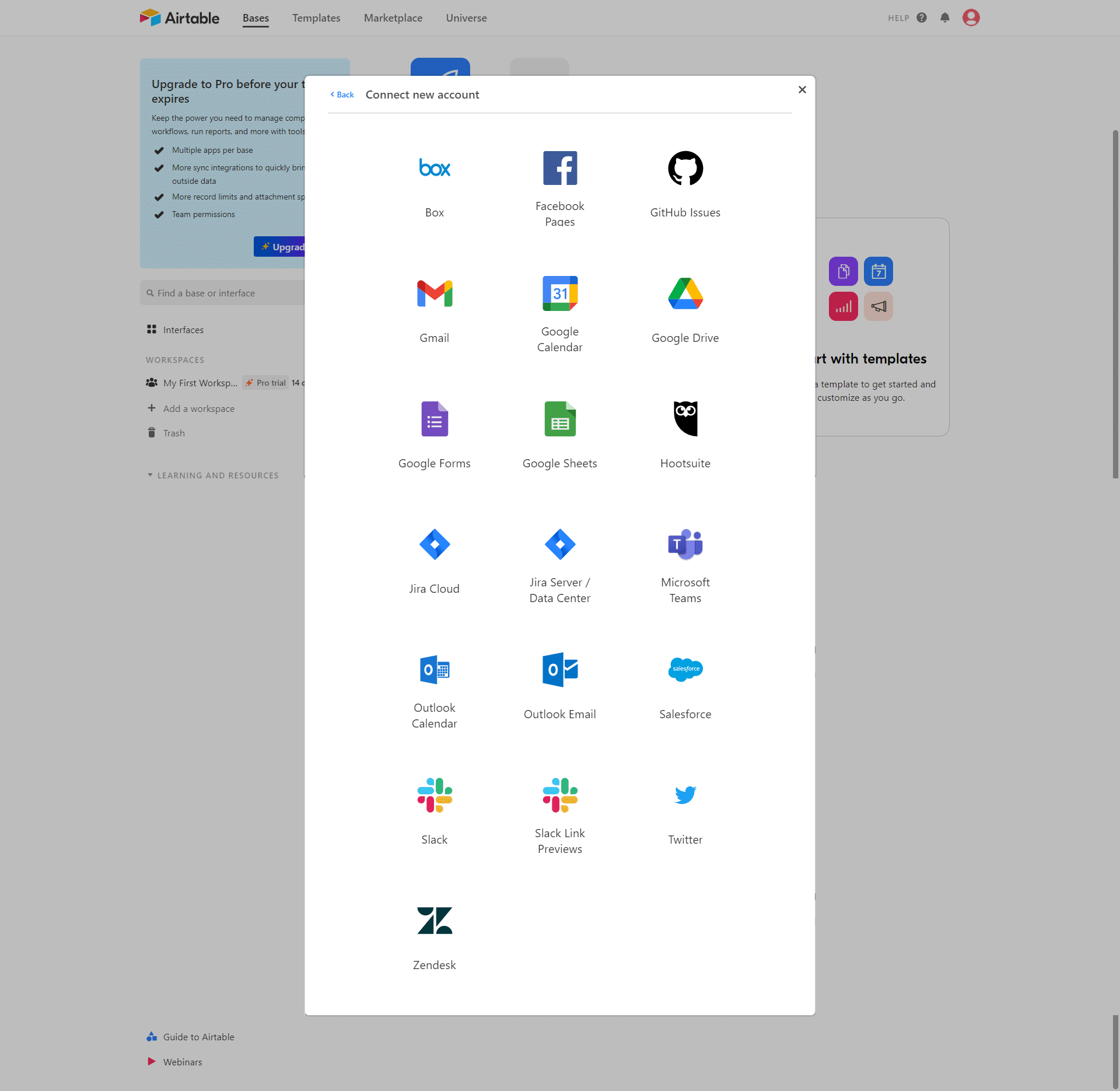 Airtable Third-Party Connections