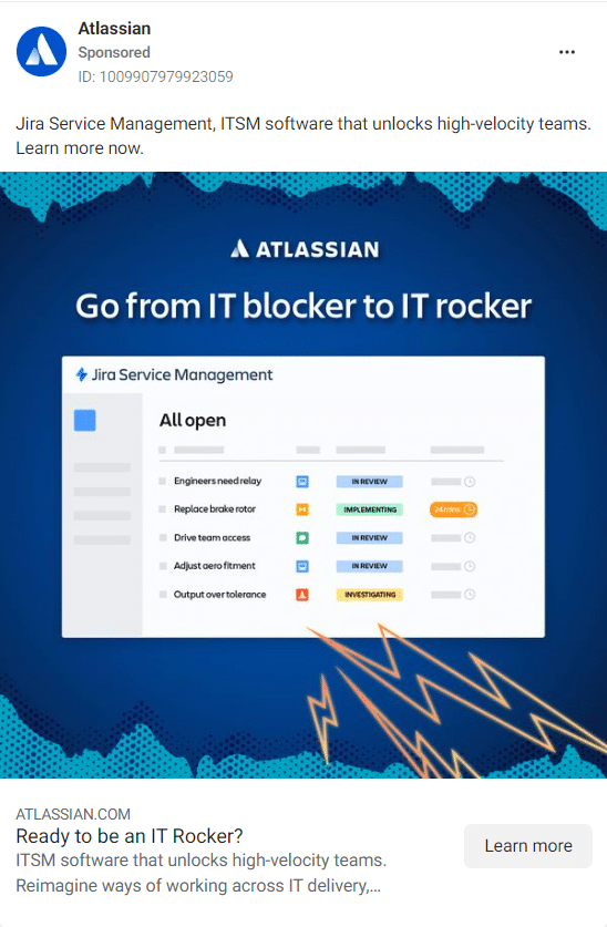 Atlassian Facebook Ads 3