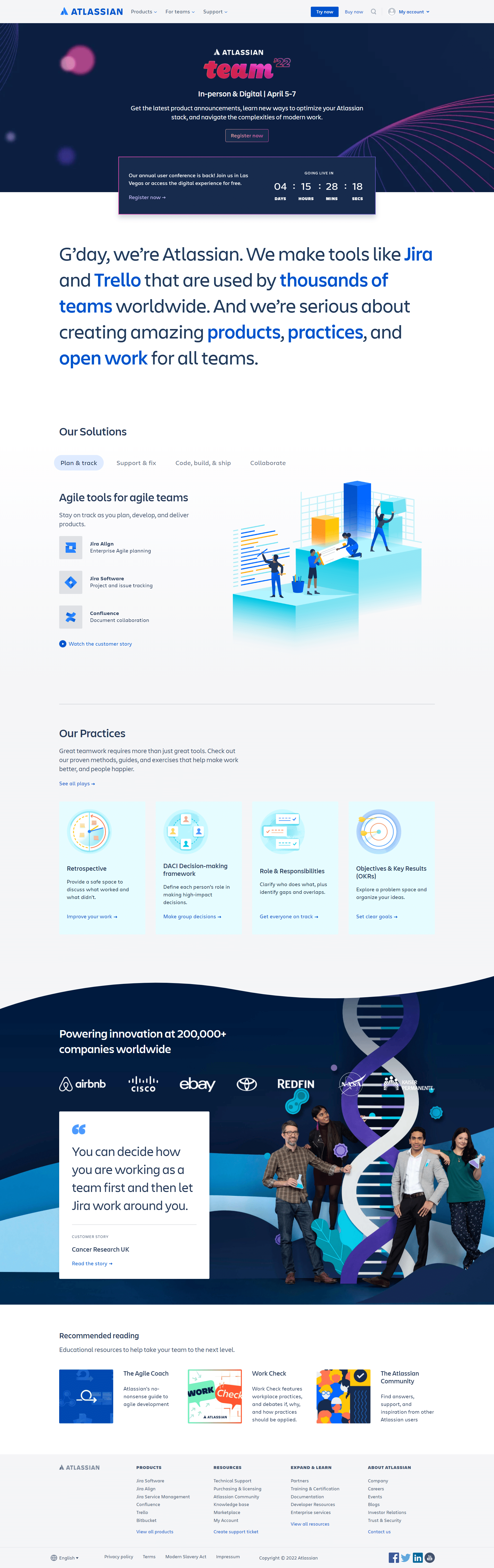 Atlassian Homepage