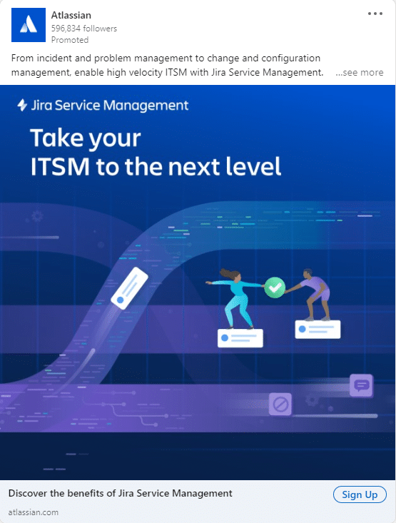 Atlassian LinkedIn Ads 3