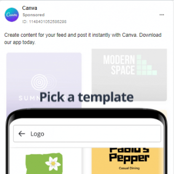 Canva Facebook Ads 1