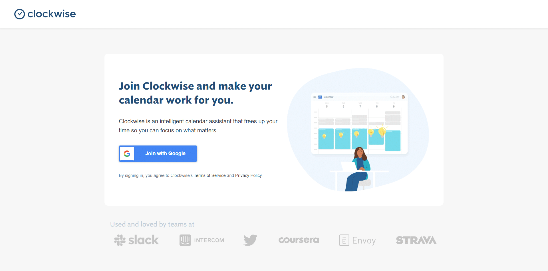 Clockwise Signup