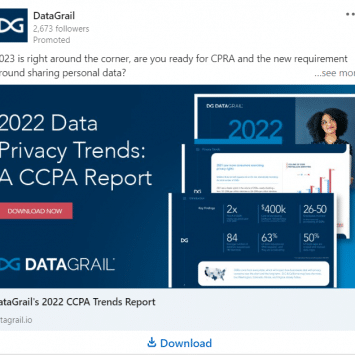 DataGrail LinkedIn Ads 1