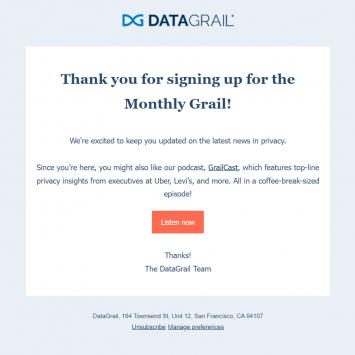 DataGrail Newsletter