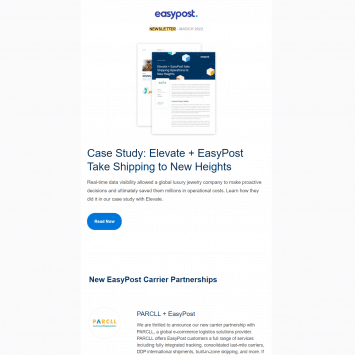 EasyPost Newsletter