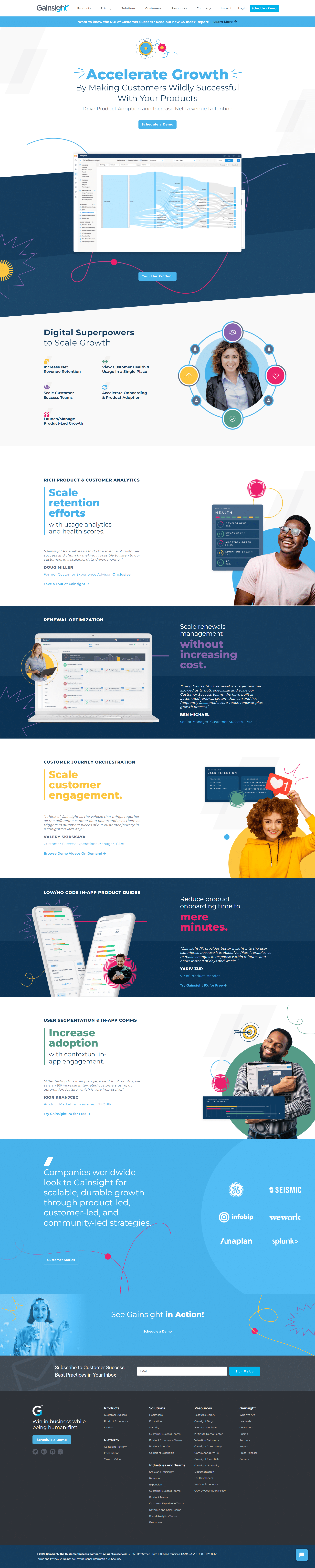 Gainsight Homepage