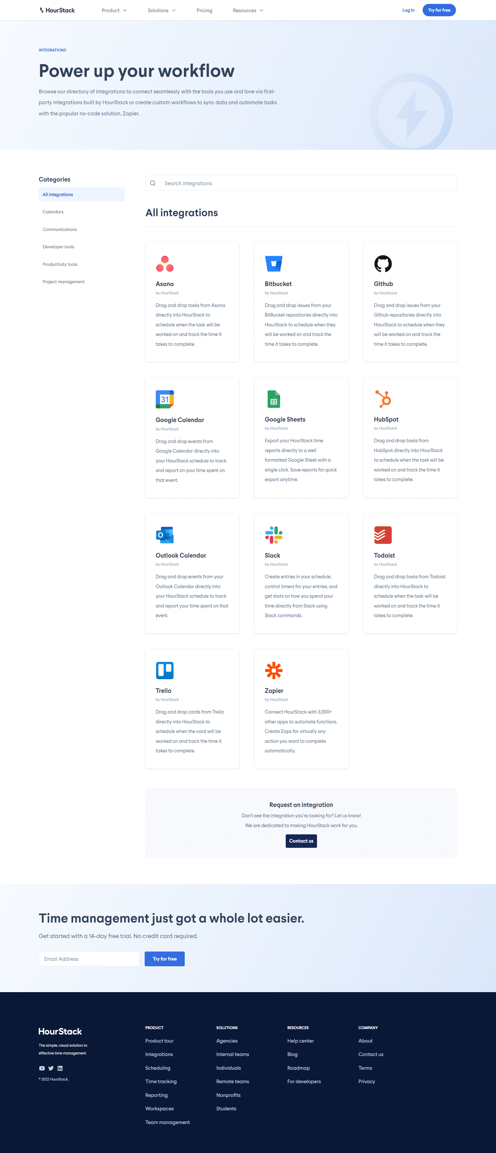 HourStack Integrations