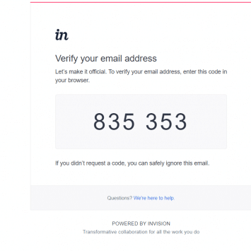 InVision Account Activation