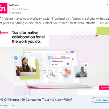 InVision LinkedIn Ads 1