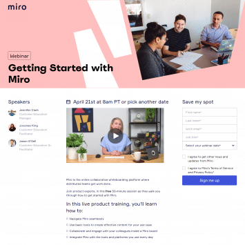 Miro Webinars