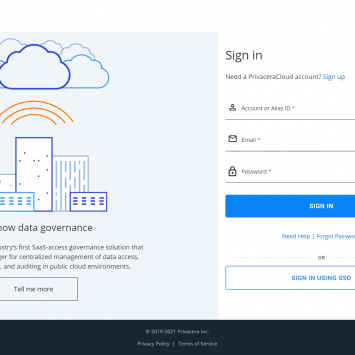 PrivaceraCloud Login