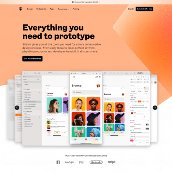 Sketch Homepage