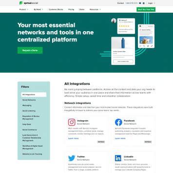 Sprout Social Integrations