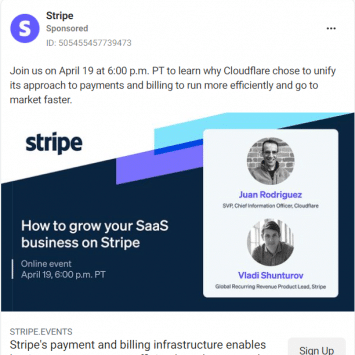 Stripe Facebook Ads 1