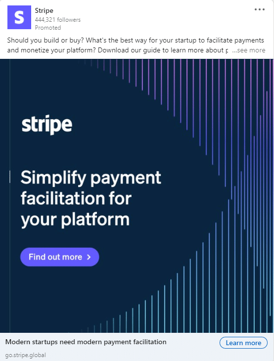 Stripe LinkedIn Ads 2