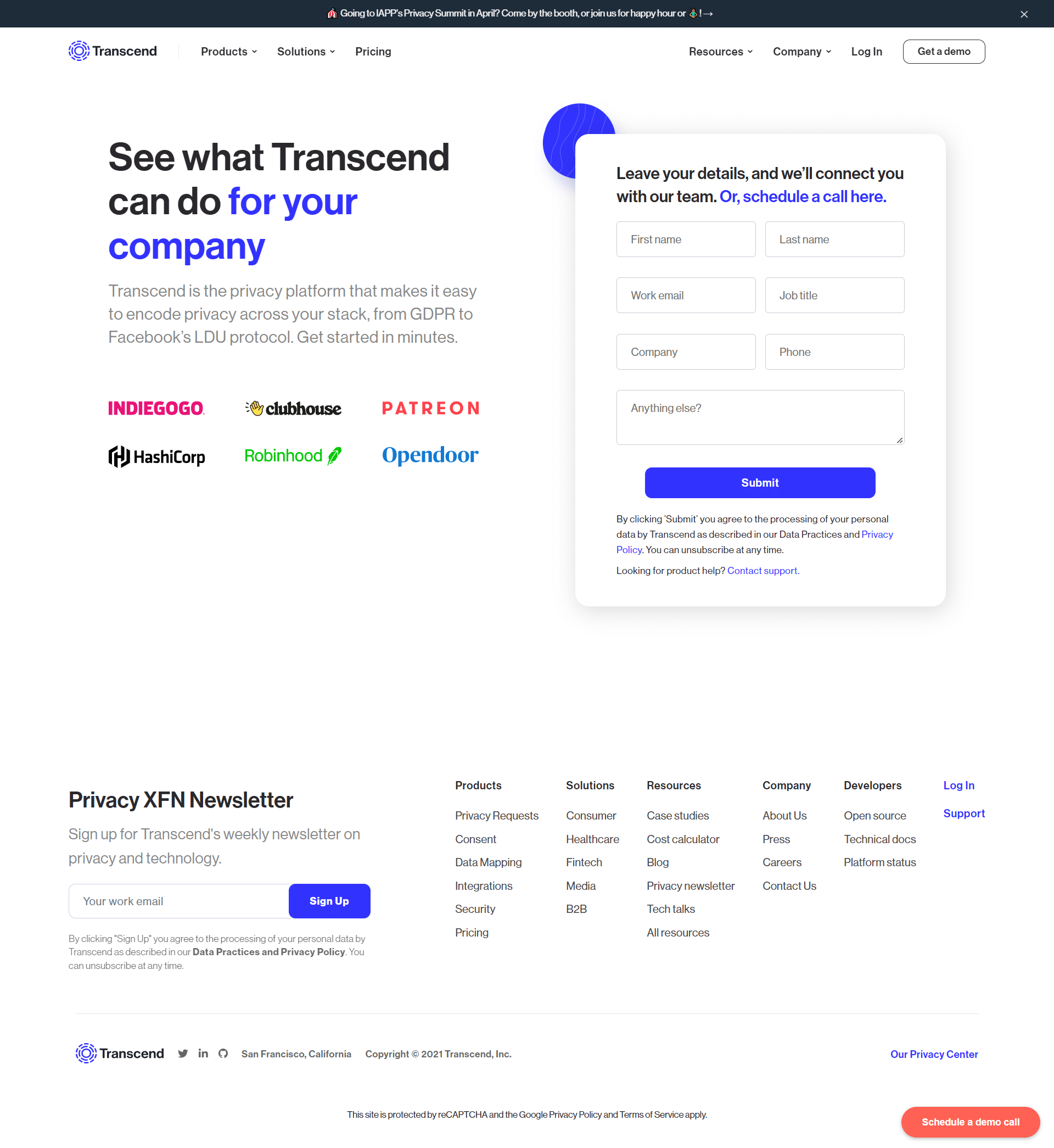 Transcend Demo