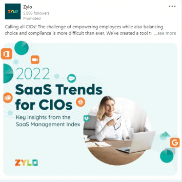 Zylo LinkedIn Ads 1