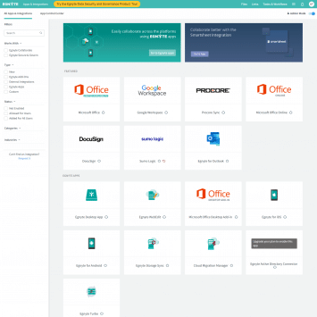 Egnyte Third-Party Connections